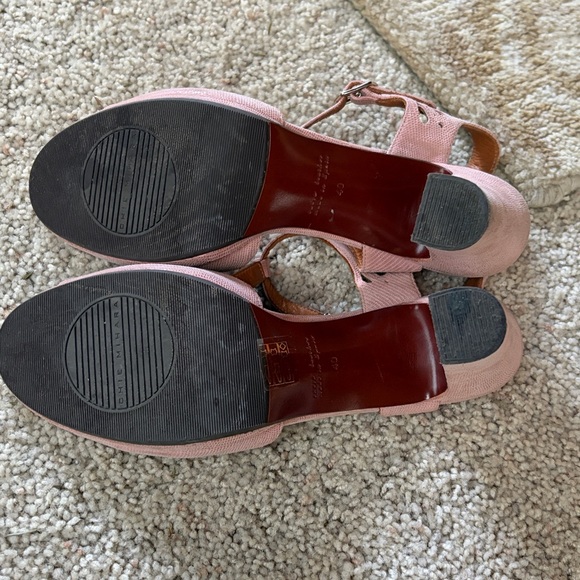 Anthropologie Chie Mihara pink sandal heels Sz 40 - Picture 6 of 7